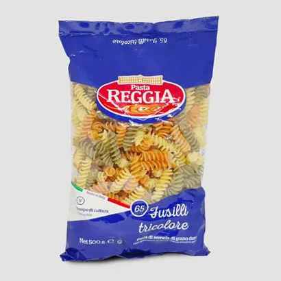 Reggia Pasta Fusilli Tricolore 500 gm  (Italy)